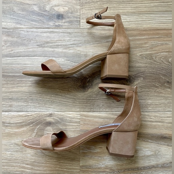 Steve Madden IRENEE TAN NUBUCK Sandles Size 7.5 EUC - Picture 4 of 6
